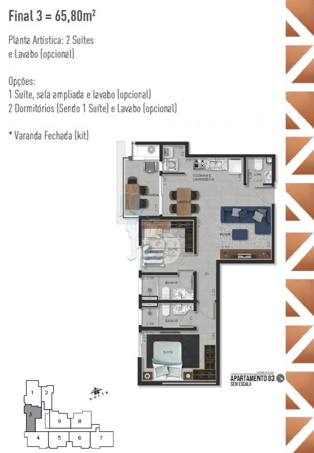 Comprar Apartamentos / Padrão em Ribeirão Preto R$ 597.800,03 - Foto 1
