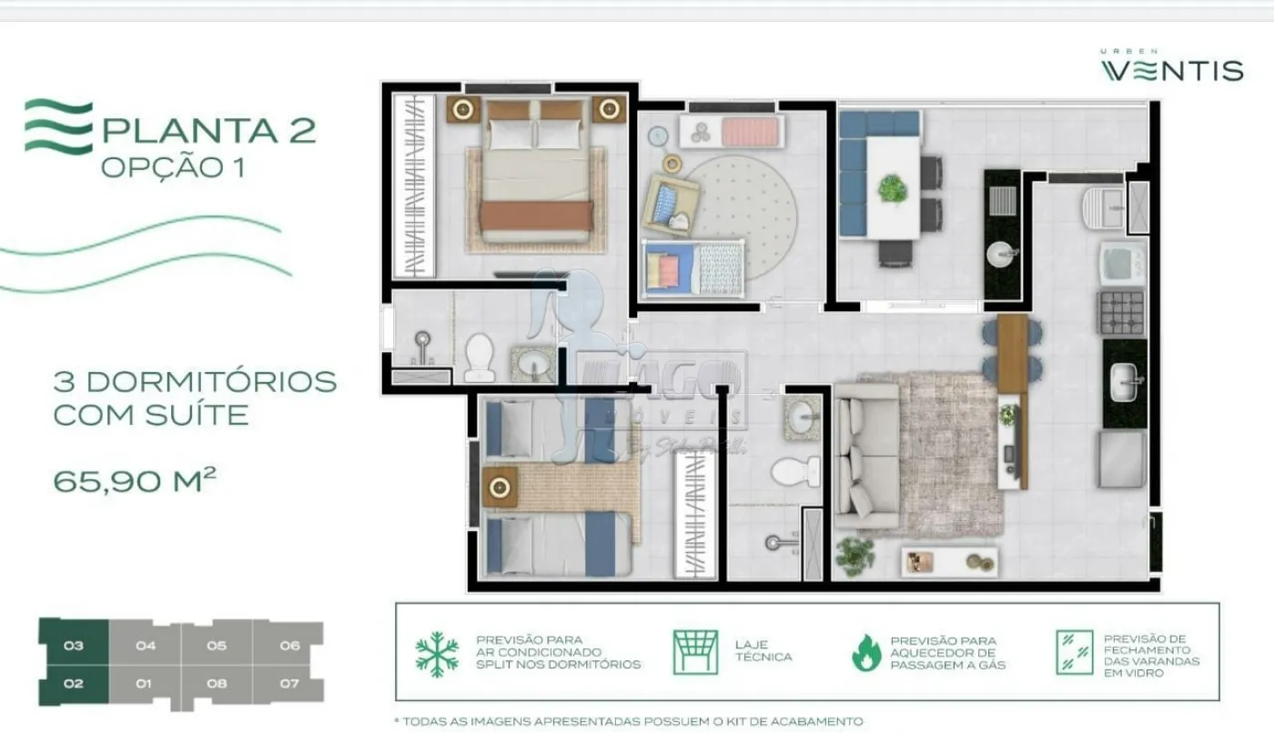 Comprar Apartamentos / Padrão em Ribeirão Preto R$ 443.000,00 - Foto 4