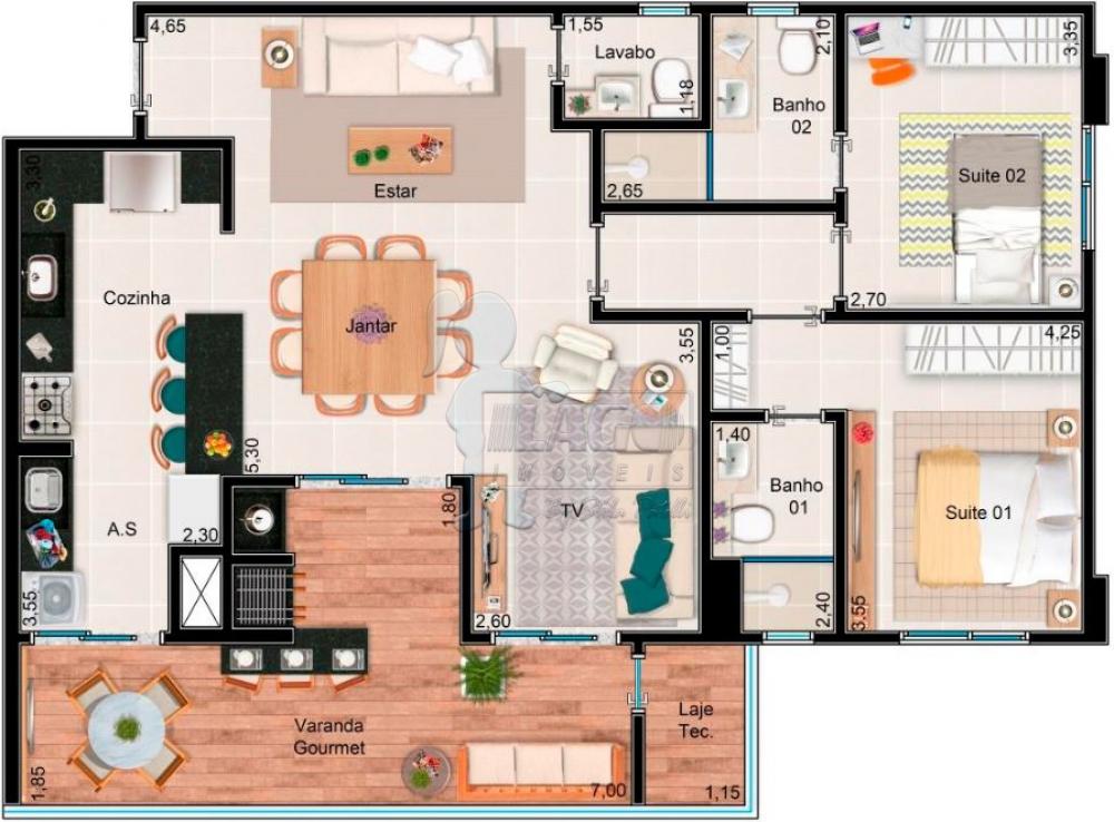 Alugar Apartamento / Padrão em Ribeirão Preto R$ 3.200,00 - Foto 28