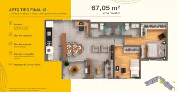 Comprar Apartamento / Padrão em Bonfim Paulista R$ 279.900,00 - Foto 3